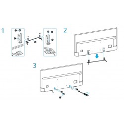 Sony Television KD55X8000C Complete Desktop Stand