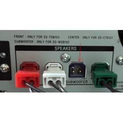 Sony Replacement Purple Subwoofer Cable