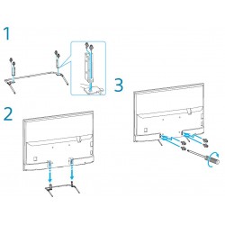 Sony Television KDL65W850C Complete Desktop Stand