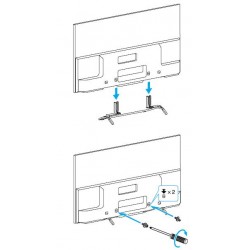 Sony Television KDL50W800B Complete Desktop Stand