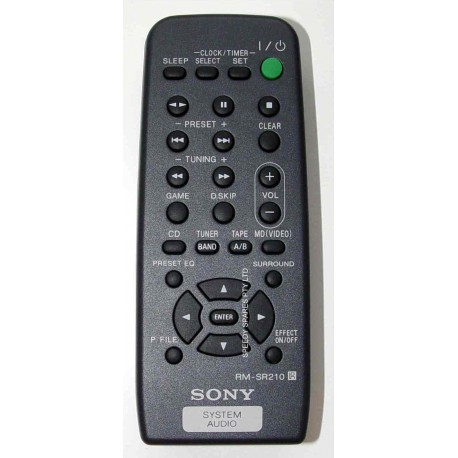 Sony RM-SR210 Audio Remote