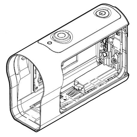 Sony FDRX3000R / FDRX3000 Rear Cabinet