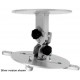 15Kg PROJECTOR CEILING MOUNT BRACKET - WHITE