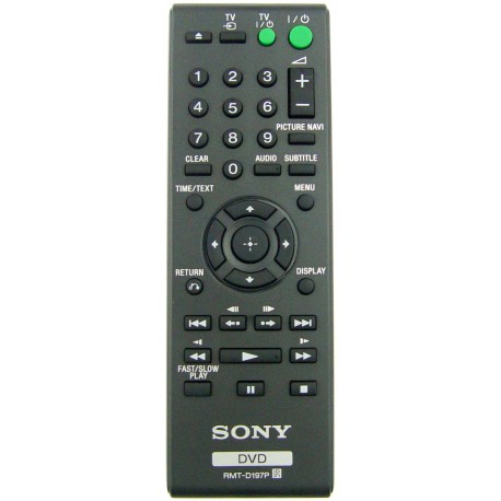 Sony DVD Remote