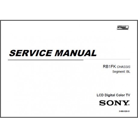 Sony KDL-50R550A / KDL-60R520A / KDL-60R550A / KDL-70R550A TV Service Manual