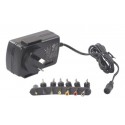 Multi Voltage AC Power Adaptor 30 Watts, 3-12Vdc