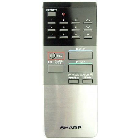 Sharp RRMCG0128GESA VCR Remote