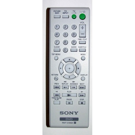 Sony RMT-D189A DVD Remote