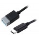 USB TYPE-C Plug to USB 3.0 TYPE-A Socket Cable - 0.15M