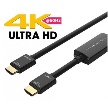 4K HDMI Cable Type A to Type A with Booster - 12metre