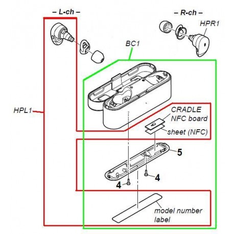 Sony Headphone Wiring Diagram from www.speedyspares.com