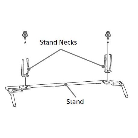 Sony Television KDL50W800C Complete Desktop Stand