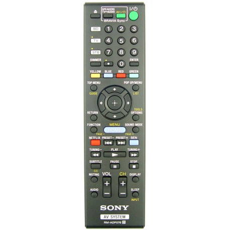Sony RM-ADP076 Blu-ray Remote