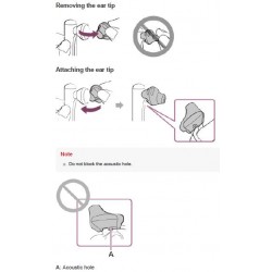 Sony Headphone Ear Bud - SMALL - RIGHT