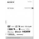 Sony Car Radio Instruction Manual XAV-742 / XAV-712BT / XAV-612BT / XAV-602BT