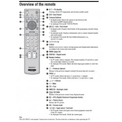 Sony RM-ED005 Television Remote