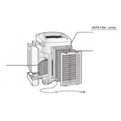 Sharp Air Purifier HEPA Filter for KCA60JW