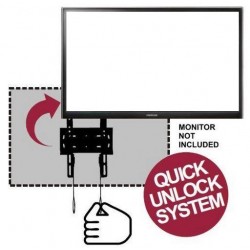 Universal Television Slim Fixed Wall Bracket 13-37inch