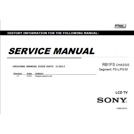 Sony KD-55X9004A / KD-65X9004A TV Service Manual