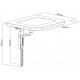 Universal Television On-Wall AV Support Shelf