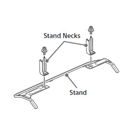 Sony Television KDL50W700B Complete Desktop Stand