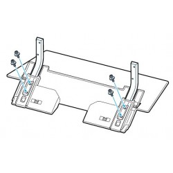 Sony Television KD85X8500D Complete Desktop Stand