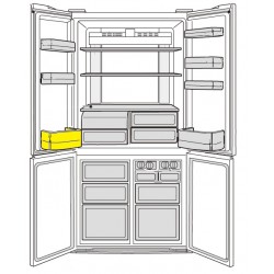 Sharp Fridge Door Bottle Pocket - Left
