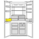 Sharp Fridge Door Bottle Pocket - Left