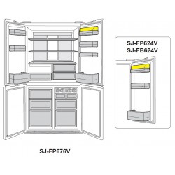 Sharp Fridge Door Utility Pocket Door
