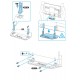 Sony Television KD55A8F / KD65A8F Complete Desktop Stand
