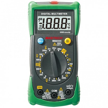 Pocket Size Digital Multimeter with Temperature