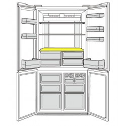 Sharp Fridge Glass Shelf
