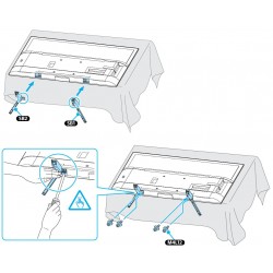 Sony TV Stand Legs KD-43X7000F_7500F