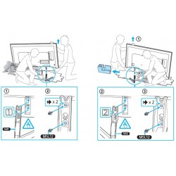 Sony Television Stand Legs for KD-55X9000F