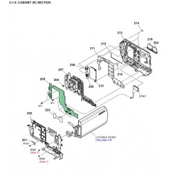 FDR-AX100 / FDR-AX100E / HDR-CX900 / HDR-CX900E Sony Camera Exploded Diagram