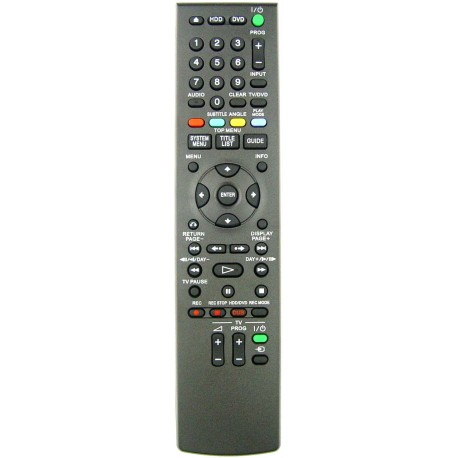 Generic Remote for Sony RMT-D250P / RMT-D258O DVD / HDD Remotes