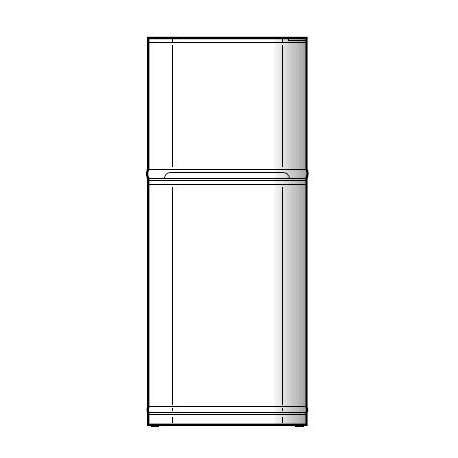 Sharp Refrigerator Exploded Diagram  SJ48HWH / SJ51HWH / SJ55HWH