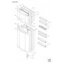 Sharp Refrigerator Exploded Diagram  SJ48HWH / SJ51HWH / SJ55HWH