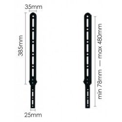 Universal Sound Bar Attachment Bracket to Television