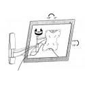 Universal Television TILTABLE Wall Bracket 23-37inch