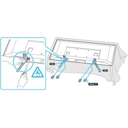 Sony Television Stand Legs for KDL-50W660F