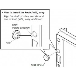 Sony Car Radio Volume Knob