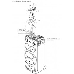 MHC-V77W / MHC-V77DW  Sony Audio Exploded Diagram