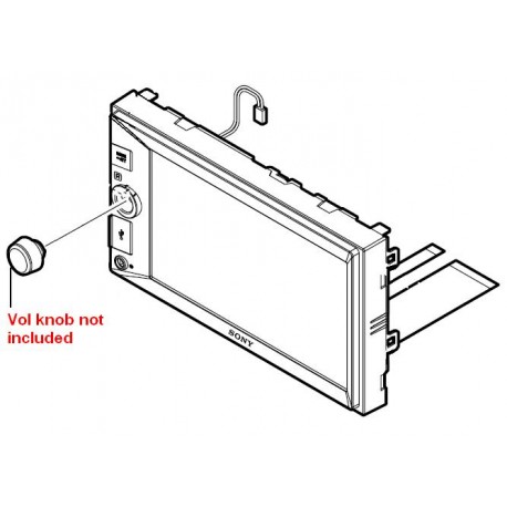 Sony Front Panel for XAV-V630BT