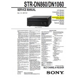 Sony STR-DN860 / STR-DN1060 Service Manual