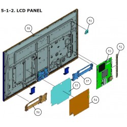 KD49X8000C Sony Television Exploded Diagram