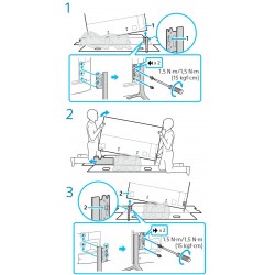 Sony Television Stand Legs for KD-65X9000C