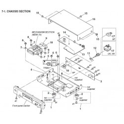 MDS-JE470 Sony Audio Exploded Diagram