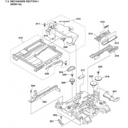 MDS-JE470 Sony Audio Exploded Diagram