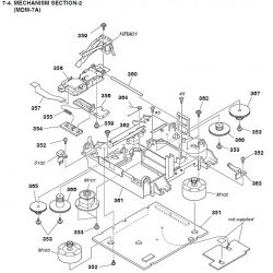 MDS-JE470 Sony Audio Exploded Diagram